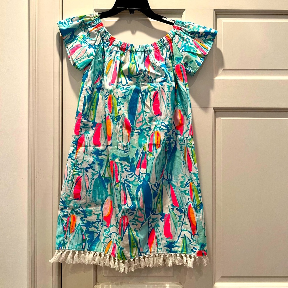 Lilly Pulitzer off the shoulders dress